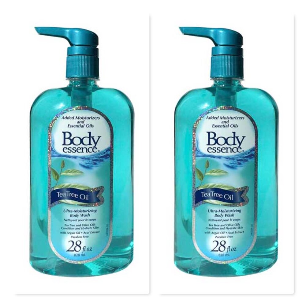 (2 Pack) Body Essence Tea Tree Ultra Moisturizing Body Wash (28 fl. oz.)
